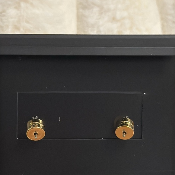 Coach Gold and Purple Butterfly Earrings - Picture 6 of 6